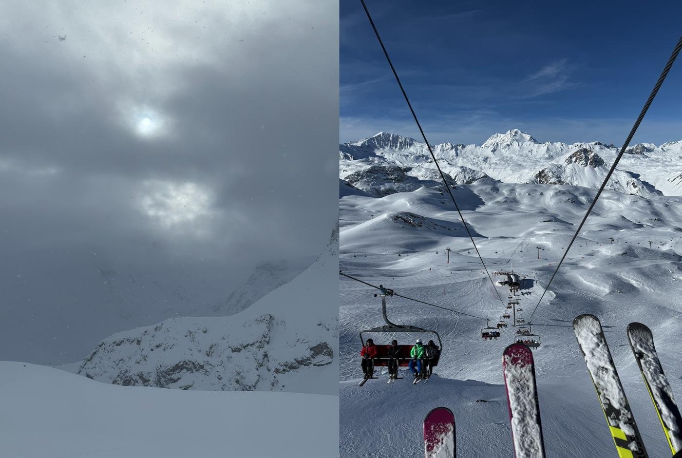 Погода была совершенно разнообразная