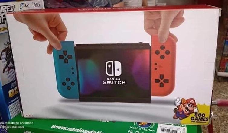 Nintendo Switch? Ну а может лучше Nanica Smitch?
