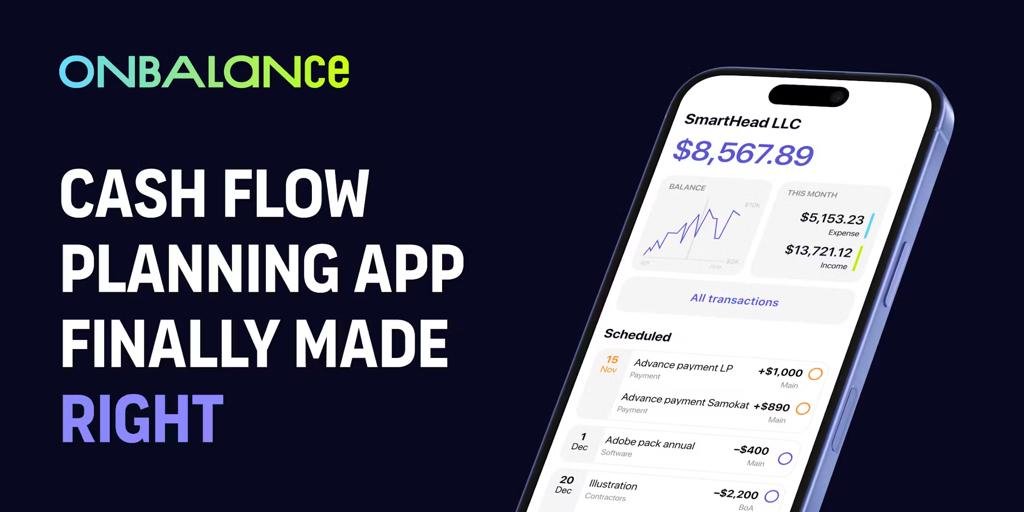 onbalance — приватный учет 💵 для микропредпринимателей
