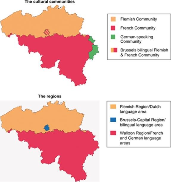 Административное деление Бельгии