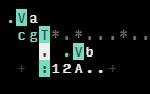 Здесь нота из переменной b проигрывается другим секвенсором