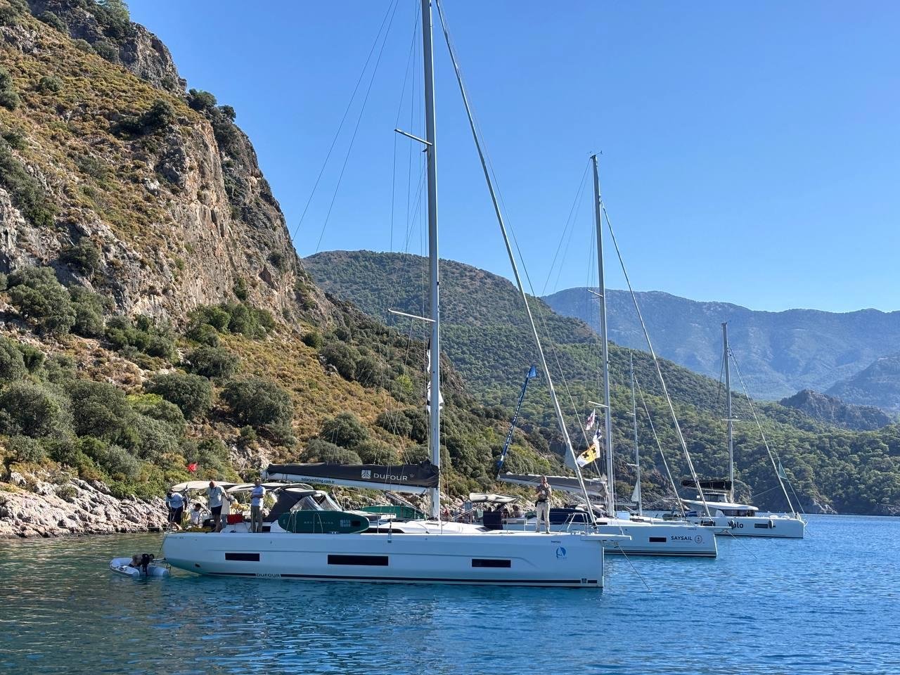 наши лодочки стоят