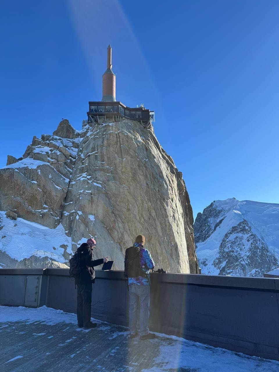 Радиоэкспедиция на Монблан.