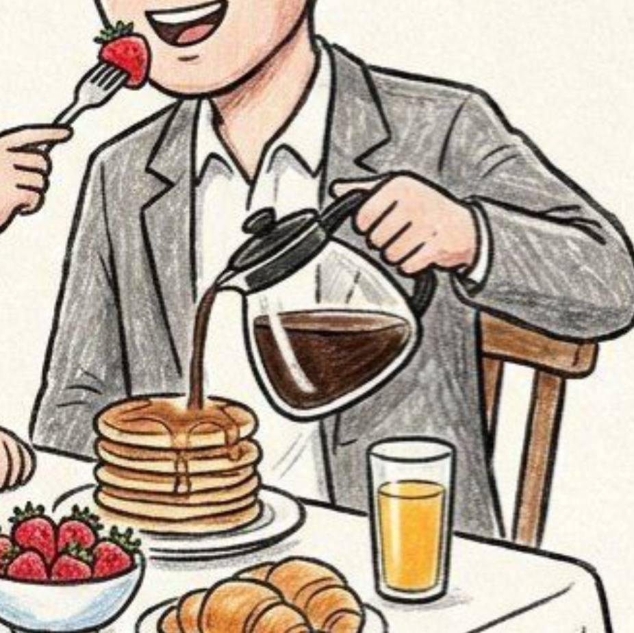 Я действительно очень сильно люблю кофе, как ты узнал!