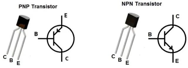 вот так выглядят транзисторы на схеме и в реальной жизни