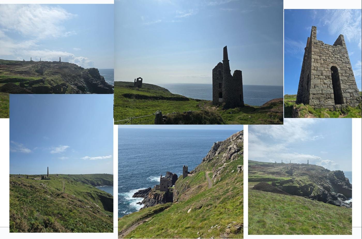 Индустриальные пейзажи XIX века - оловянные и медные шахты Корнуолла