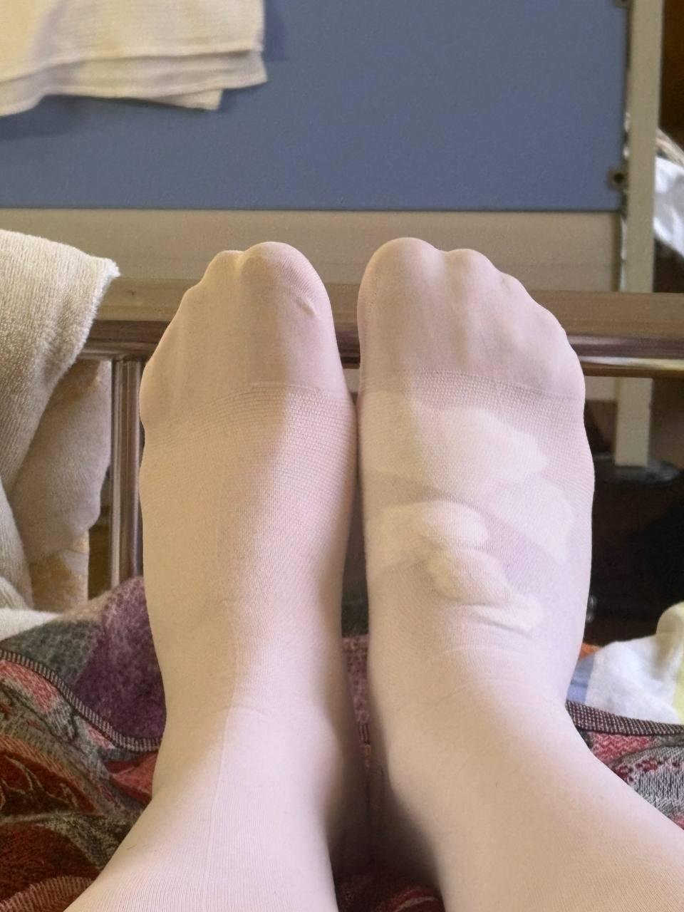 это я впервые вижу у себя ноги одинаковой длинны