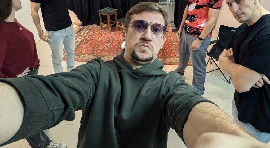 Это я, селфи с занятия