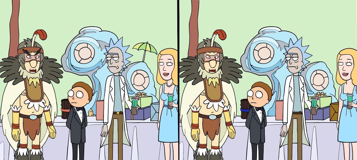 можете попробовать) тут 8 отличий