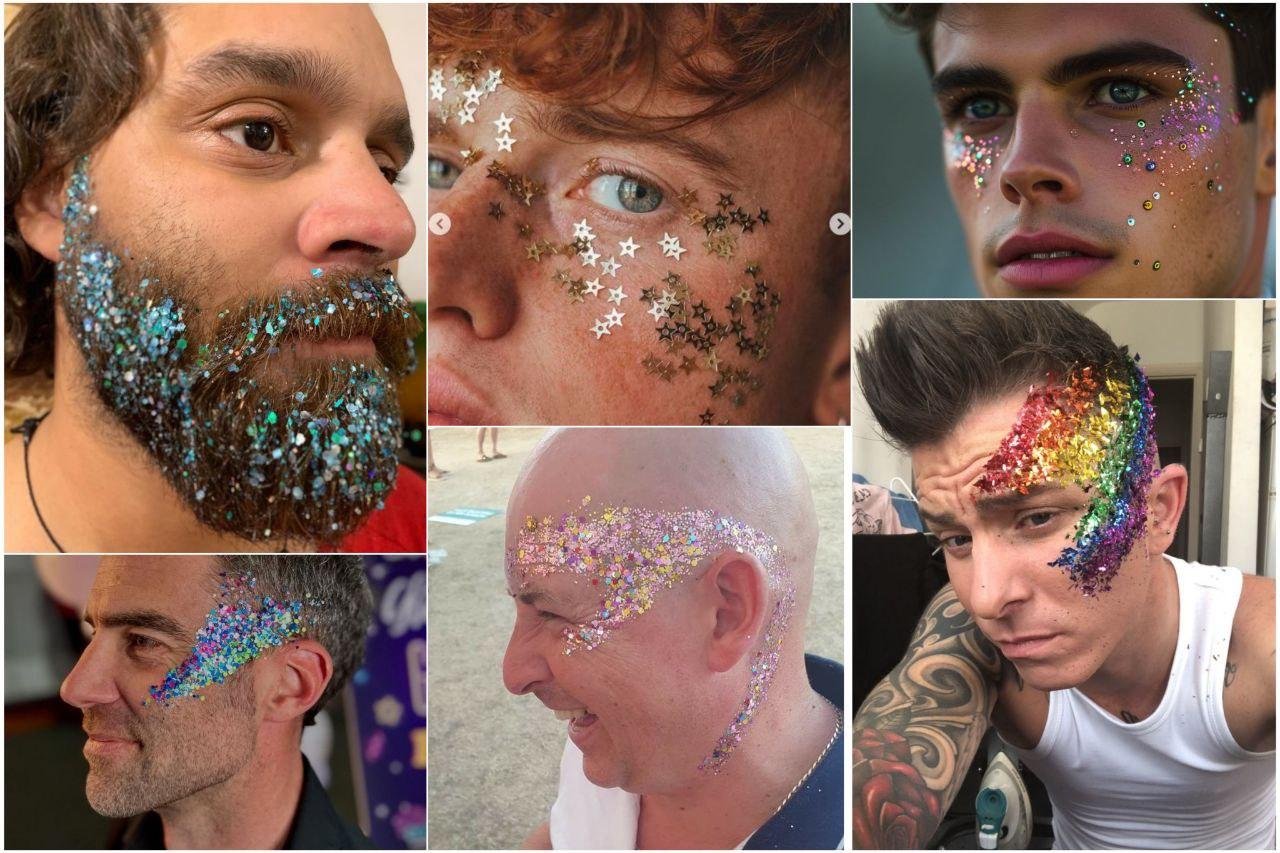 БЛЁСТКИ — ЭТО БАЗА! девочки обычно знают как намазать на себя сияшек, показываю несколько мужских вариантов