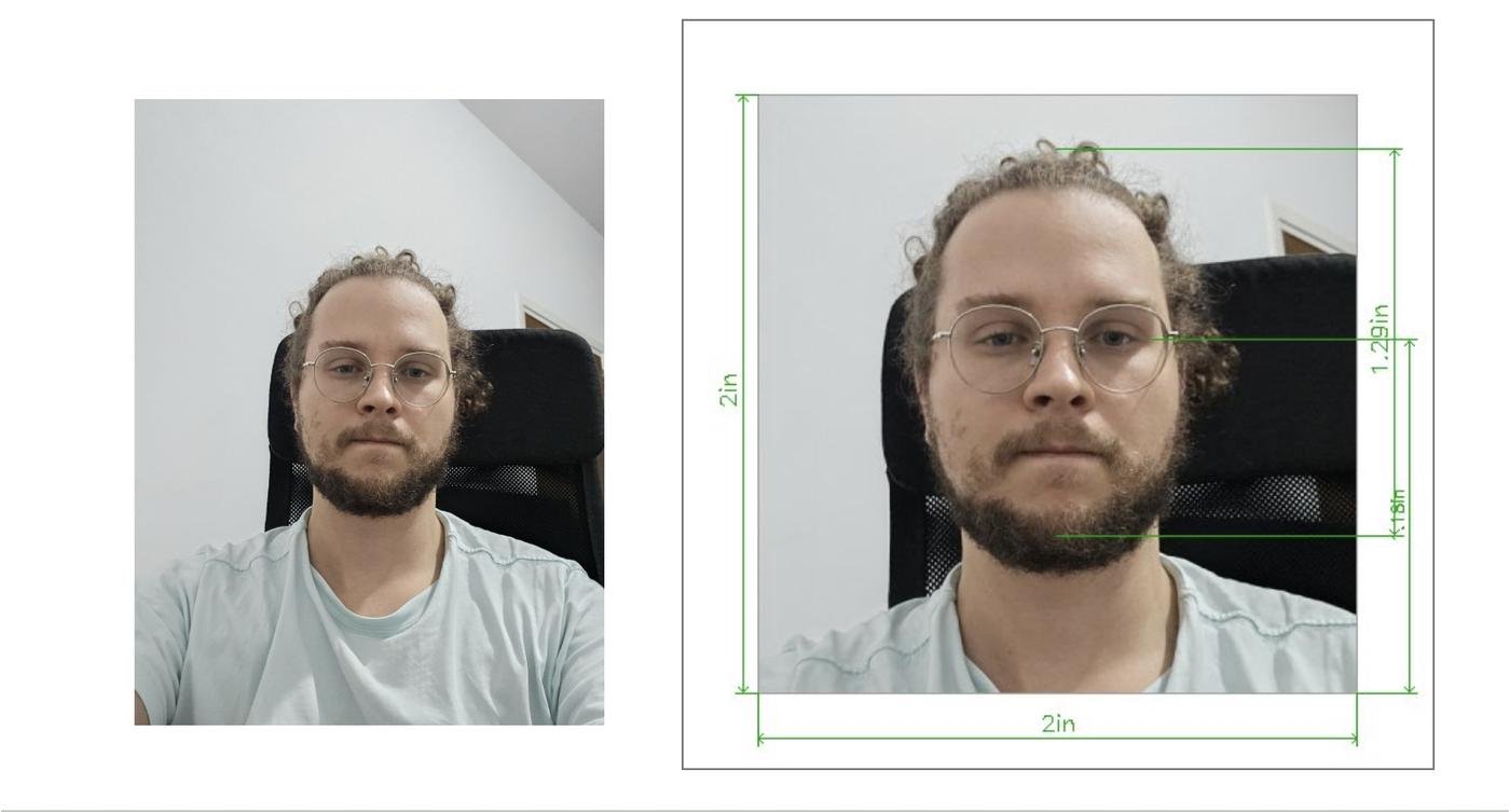 лицо далеко и белых полосок нет