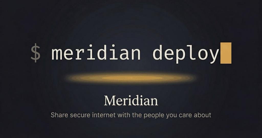 Meridian — правильно настроенный VPN за 5 минут