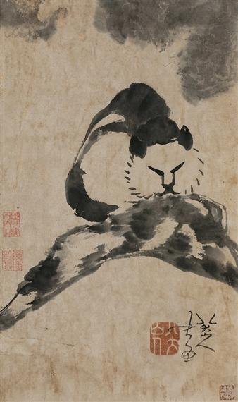 Древний кот в стиле сеи