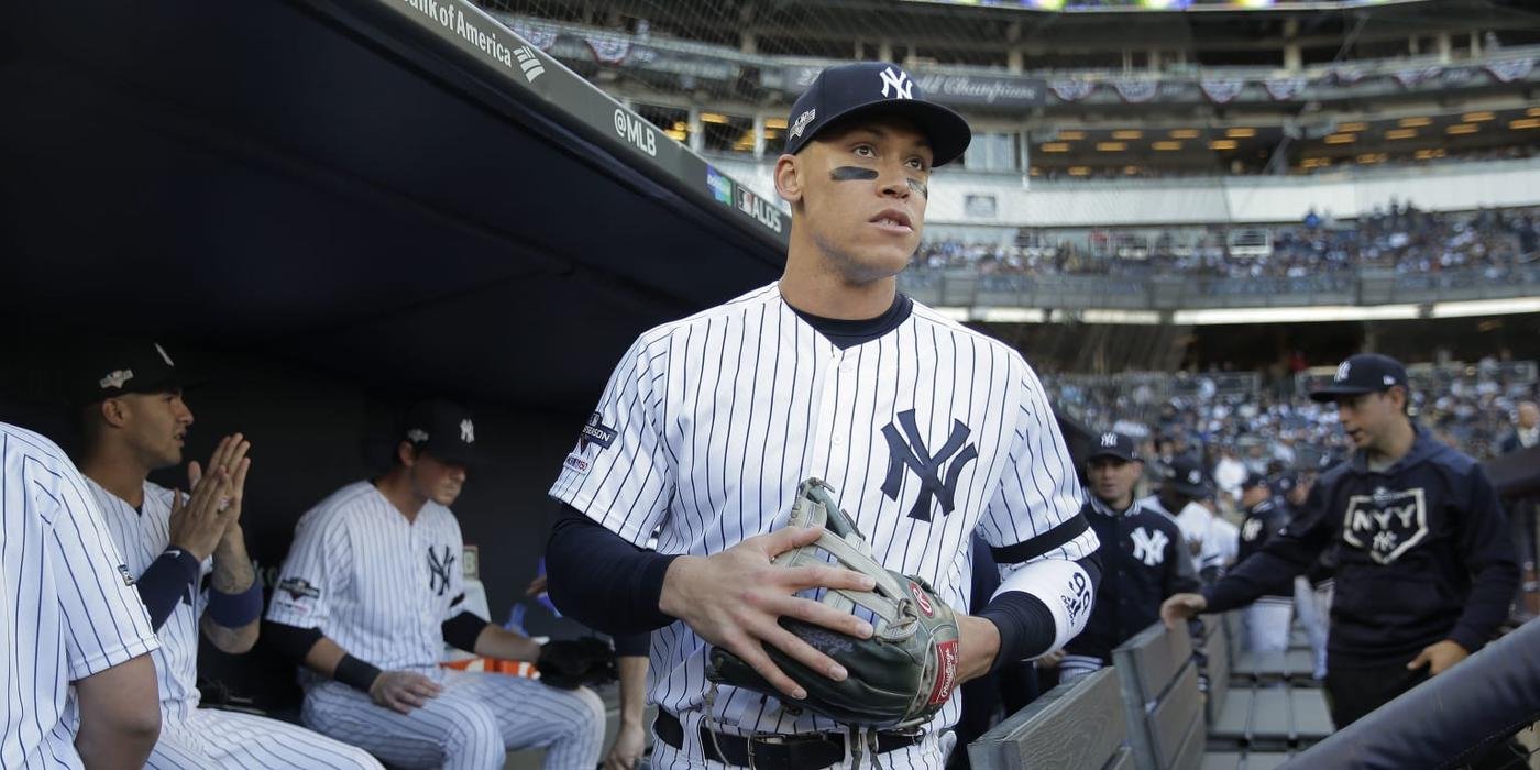 Круто когда у тебя фамилия Judge и ты играешь в Yankees
