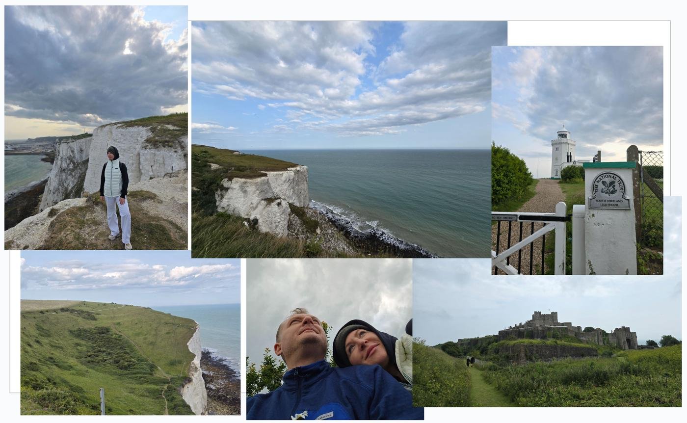 Белые скалы или обрывы Дувра - фото не передает масштаб