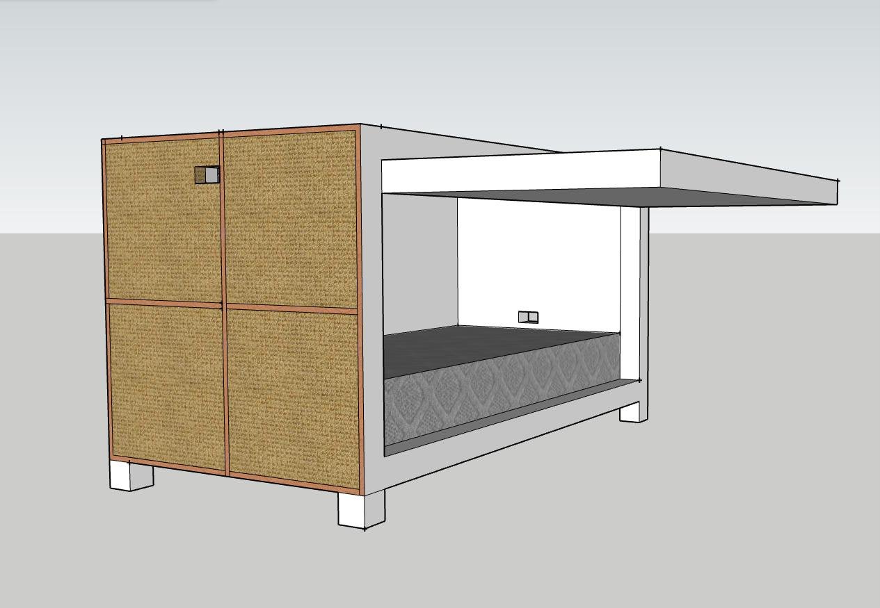 Прототип в SketchUp, который я использовал для поиска подрядчиков