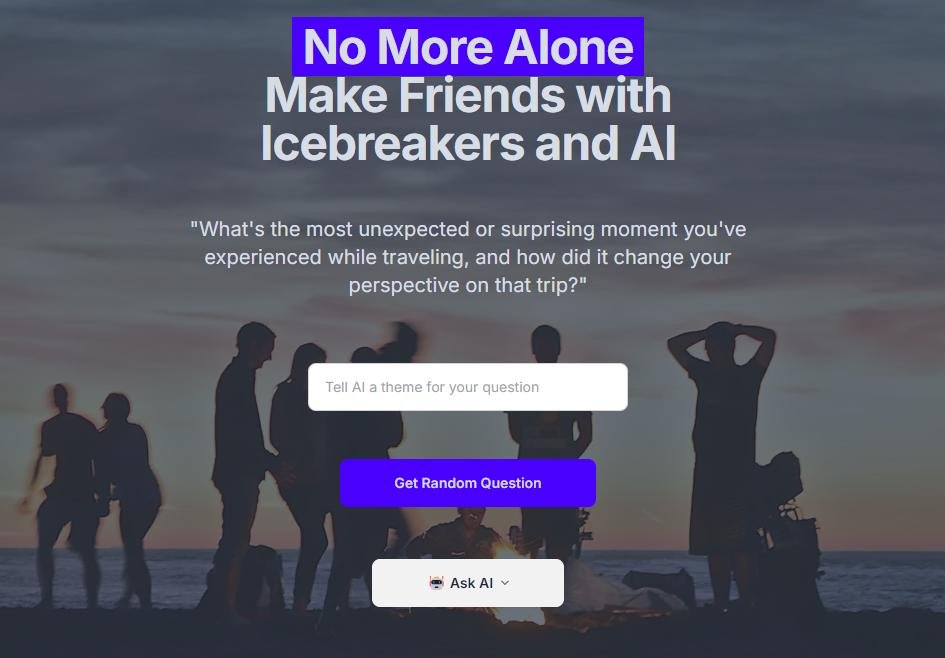 Icebreaking AI - помощник в поиске друзей по душе