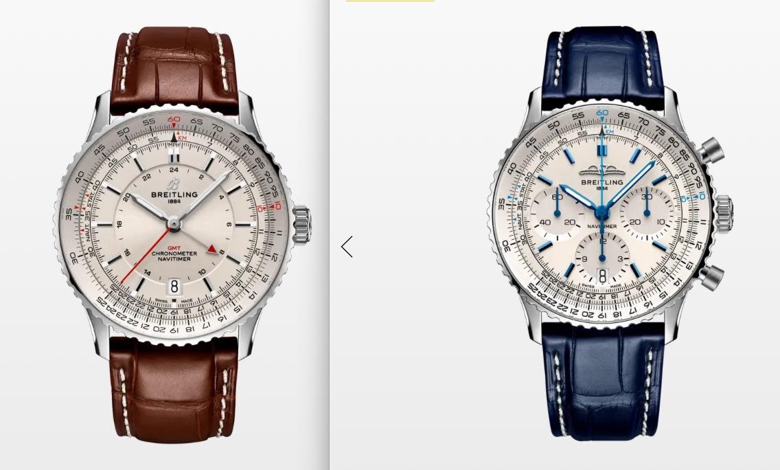 Navitimer GMT 41 VS Navitimer Chrono 41