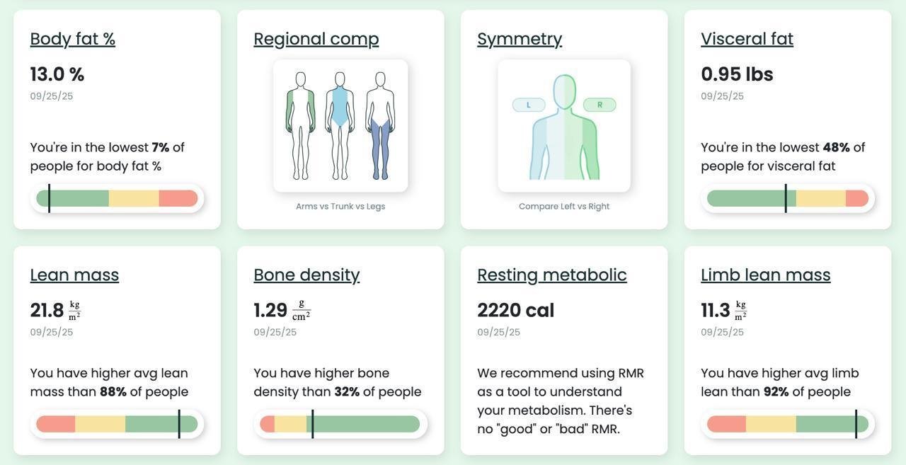 скриншот саммари из отчёта