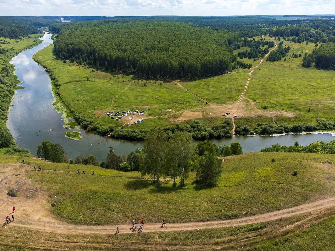 Та самая смотровая площадка не реке Немда в Кировской области